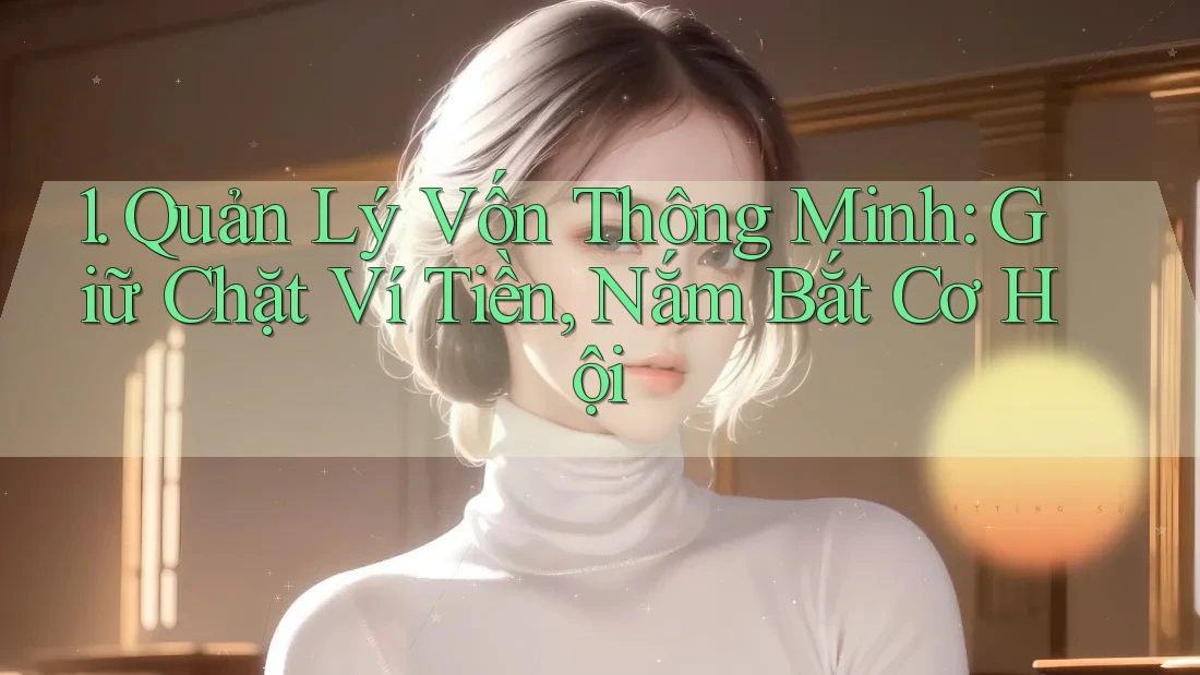 1. Quản Lý Vốn Thông Minh: Giữ Chặt Ví Tiền, Nắm Bắt Cơ Hội