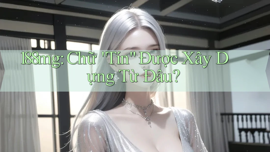 188mg: Chữ “Tín” Được Xây Dựng Từ Đâu?