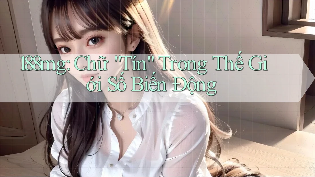 188mg: Chữ “Tín” Trong Thế Giới Số Biến Động