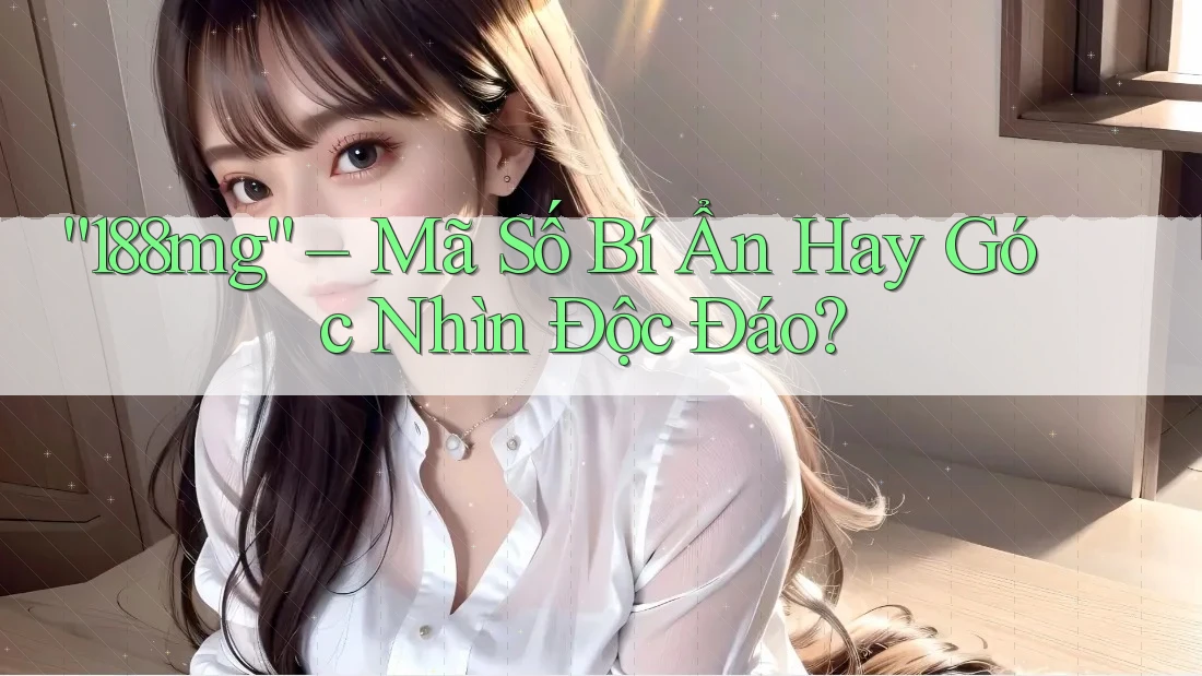 “188mg” – Mã Số Bí Ẩn Hay Góc Nhìn Độc Đáo?