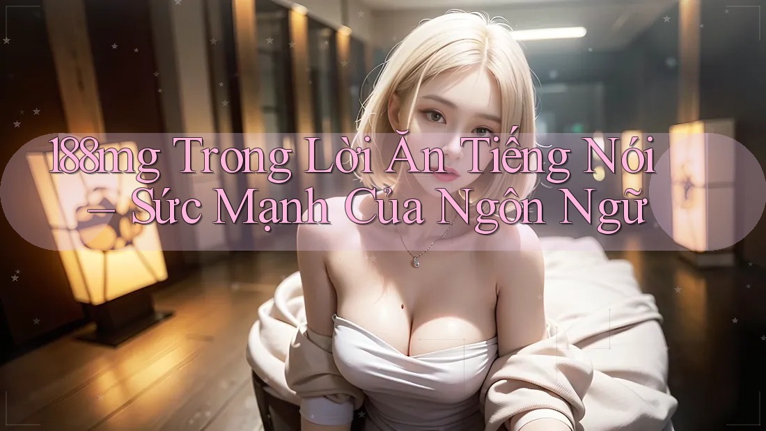 188mg Trong Lời Ăn Tiếng Nói – Sức Mạnh Của Ngôn Ngữ