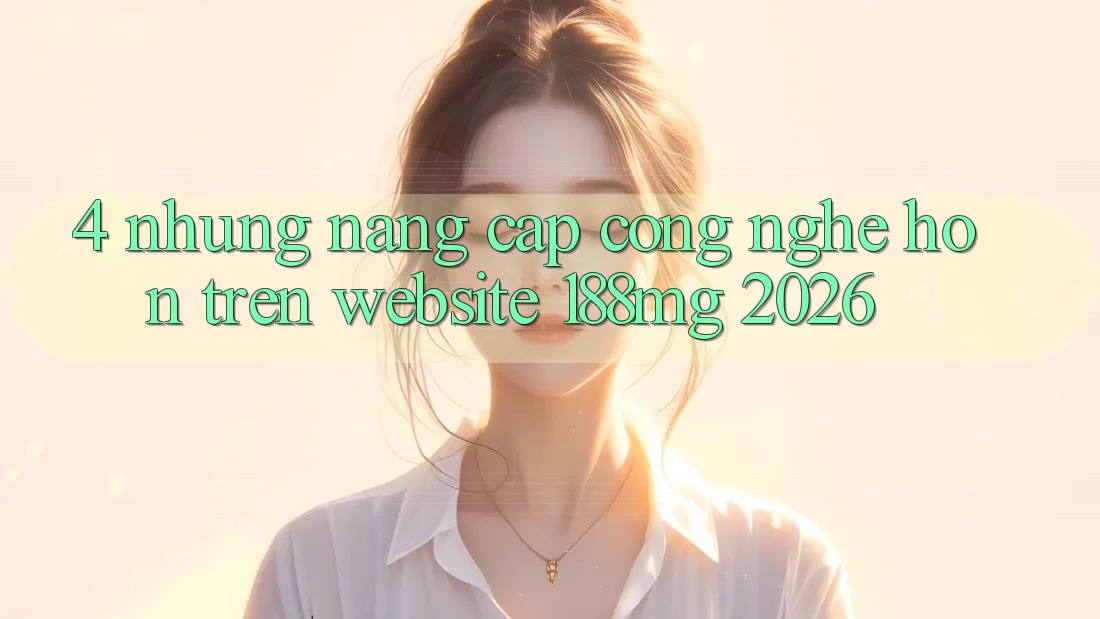 4. Những nâng cấp công nghệ hơn trên Website 188mg 2026