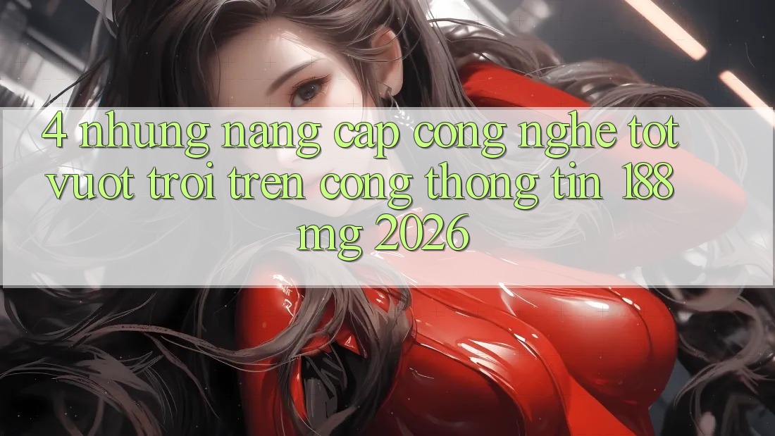 4. Những nâng cấp công nghệ tốt vượt trội trên Cổng thông tin 188mg 2026