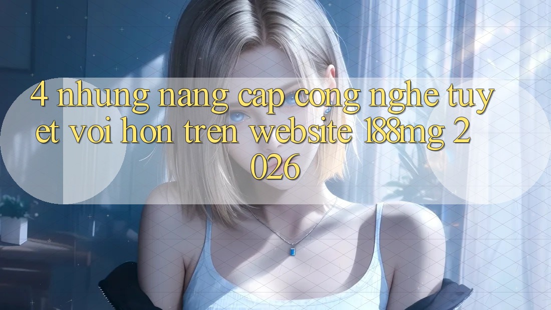 4. Những nâng cấp công nghệ tuyệt vời hơn trên Website 188mg 2026