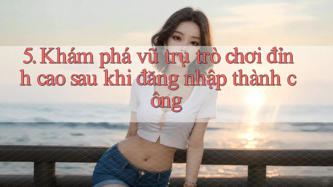 5. Khám phá vũ trụ trò chơi đỉnh cao sau khi đăng nhập thành công