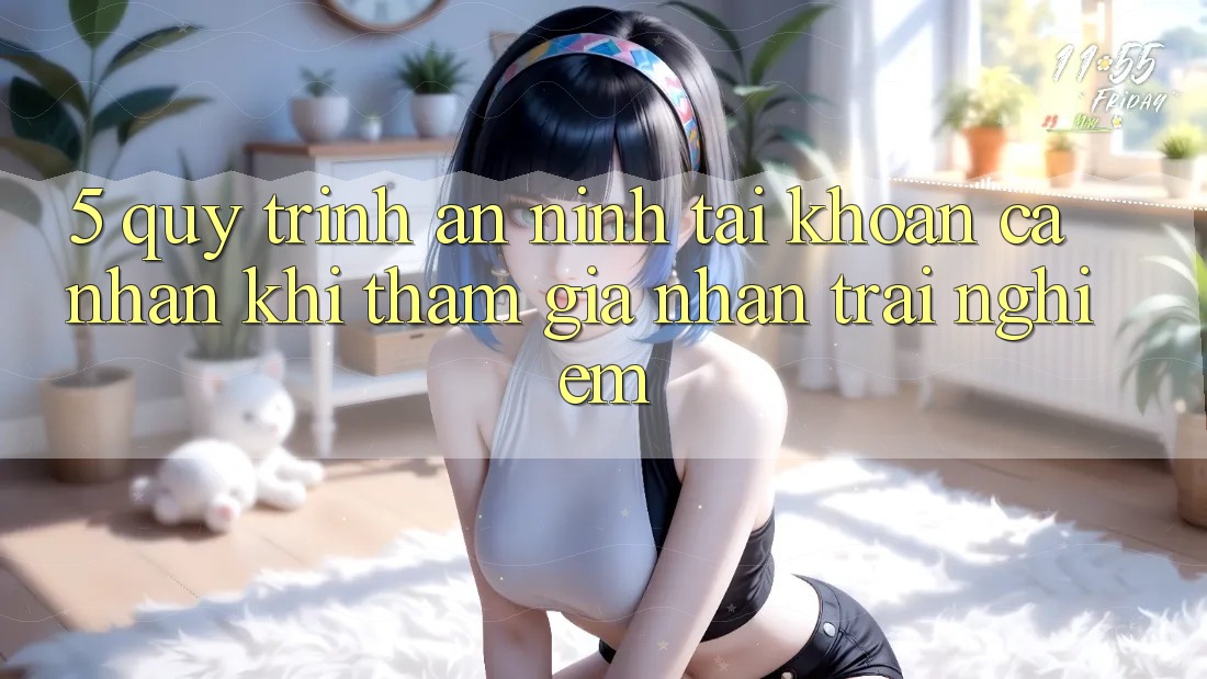 5. Quy trình an ninh tài khoản cá nhân khi tham gia nhận trải nghiệm
