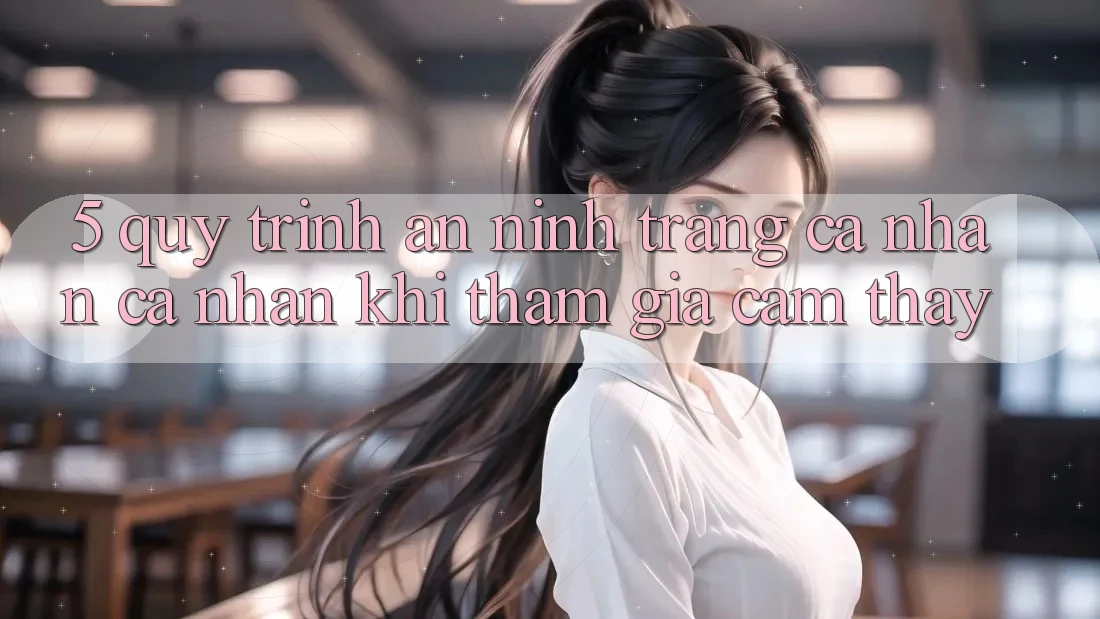 5. Quy trình an ninh trang cá nhân cá nhân khi tham gia cảm thấy