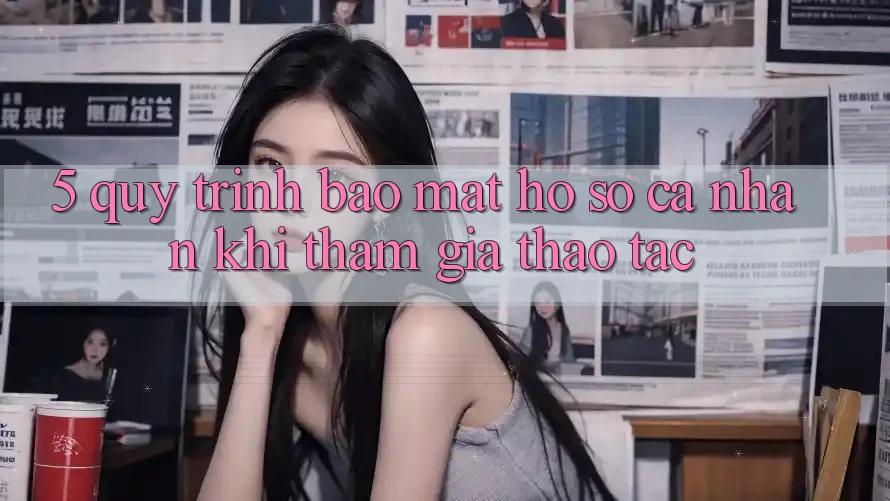 5. Quy trình bảo mật hồ sơ cá nhân khi tham gia thao tác