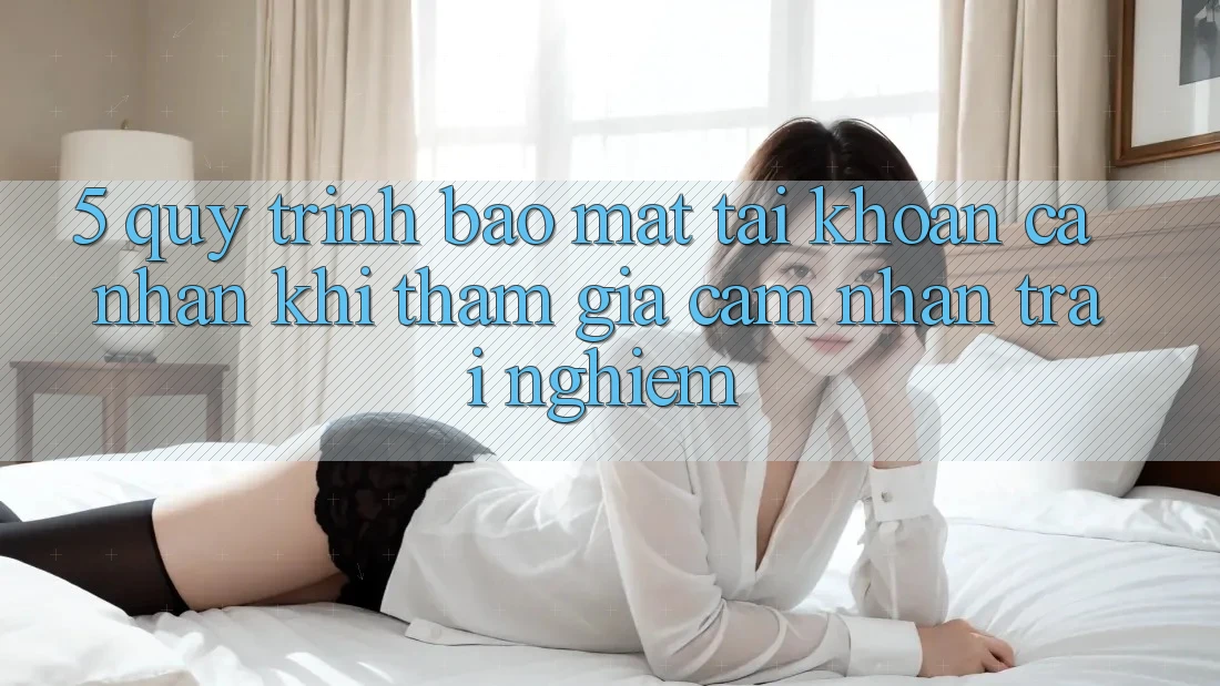 5. Quy trình bảo mật tài khoản cá nhân khi tham gia cảm nhận trải nghiệm