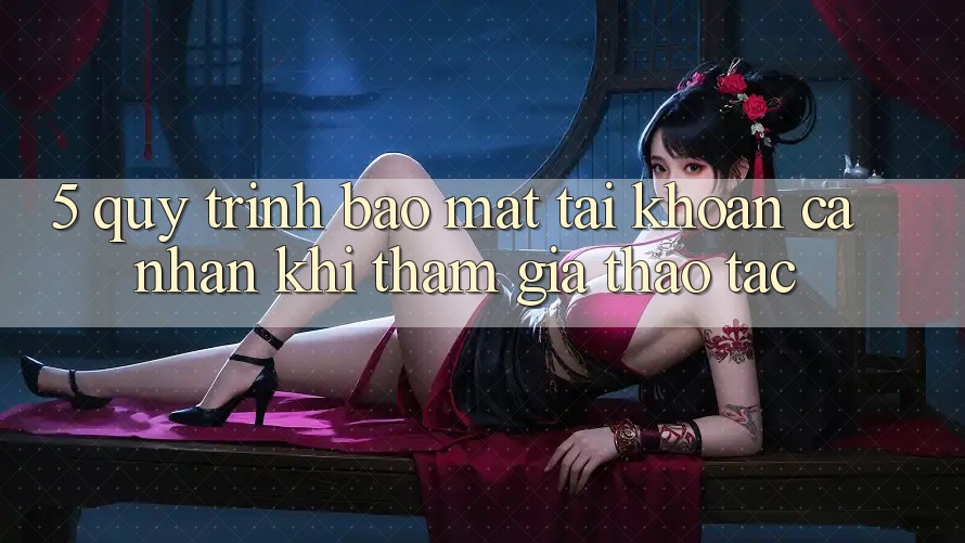5. Quy trình bảo mật tài khoản cá nhân khi tham gia thao tác