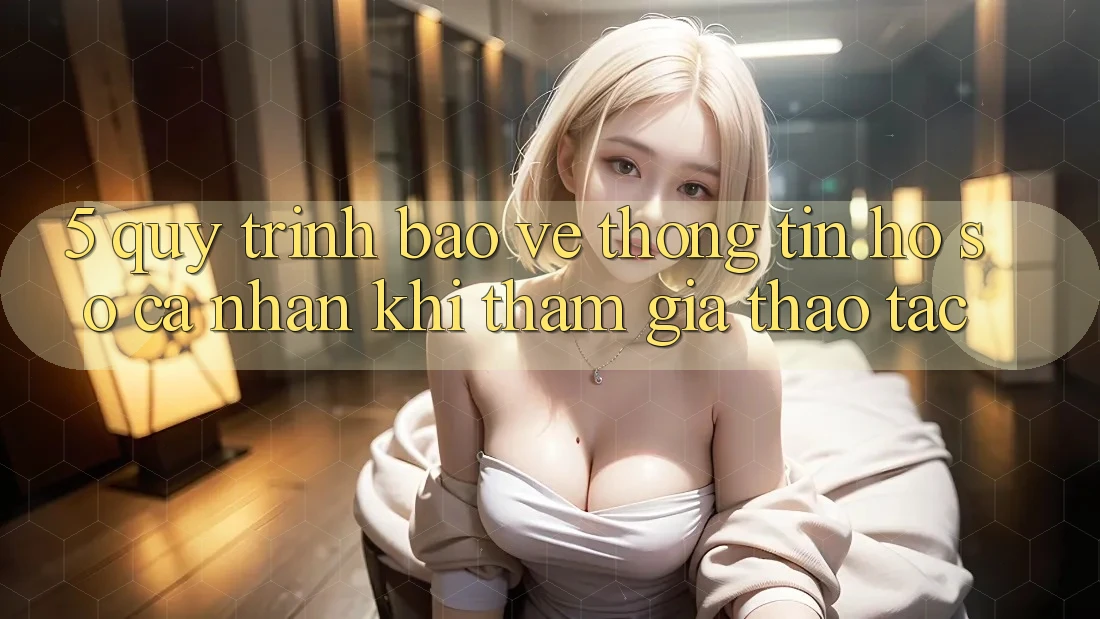 5. Quy trình bảo vệ thông tin hồ sơ cá nhân khi tham gia thao tác