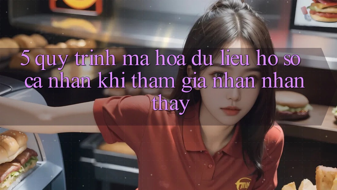 5. Quy trình mã hóa dữ liệu hồ sơ cá nhân khi tham gia nhận nhận thấy
