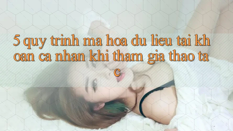 5. Quy trình mã hóa dữ liệu tài khoản cá nhân khi tham gia thao tác