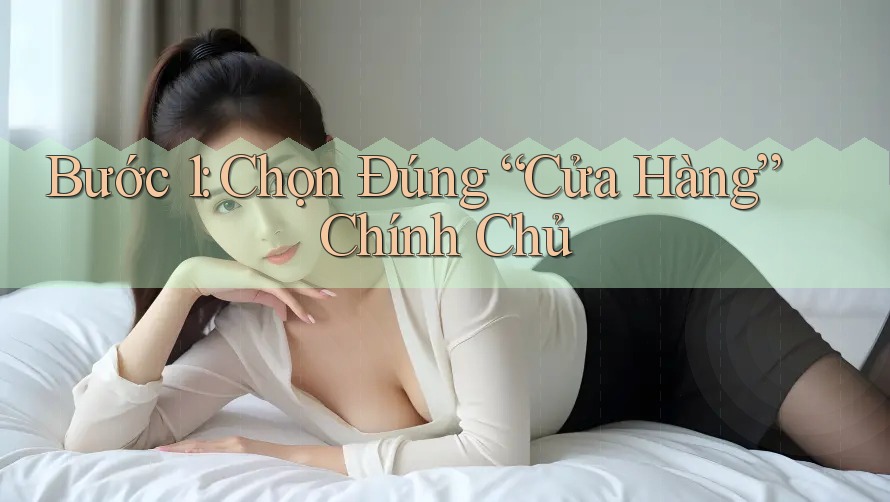 Bước 1: Chọn Đúng “Cửa Hàng” Chính Chủ