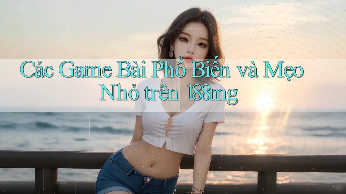 Các Game Bài Phổ Biến và Mẹo Nhỏ trên 188mg