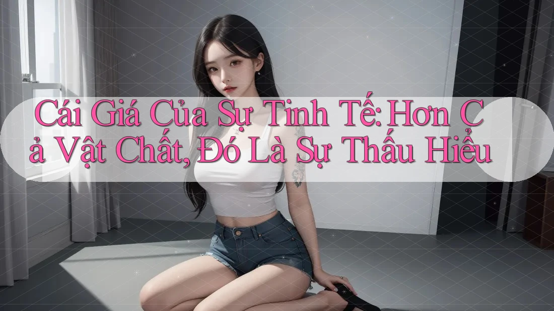 Cái Giá Của Sự Tinh Tế: Hơn Cả Vật Chất, Đó Là Sự Thấu Hiểu