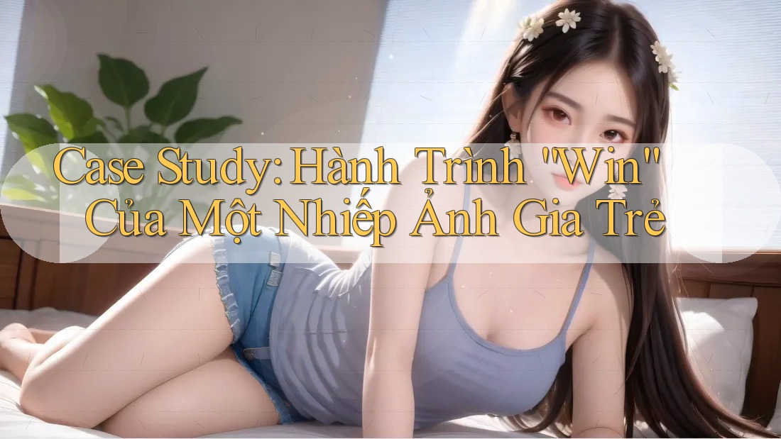 Case Study: Hành Trình “Win” Của Một Nhiếp Ảnh Gia Trẻ Case Study: Hành Trình “Win” Của Một Nhiếp Ảnh Gia Trẻ