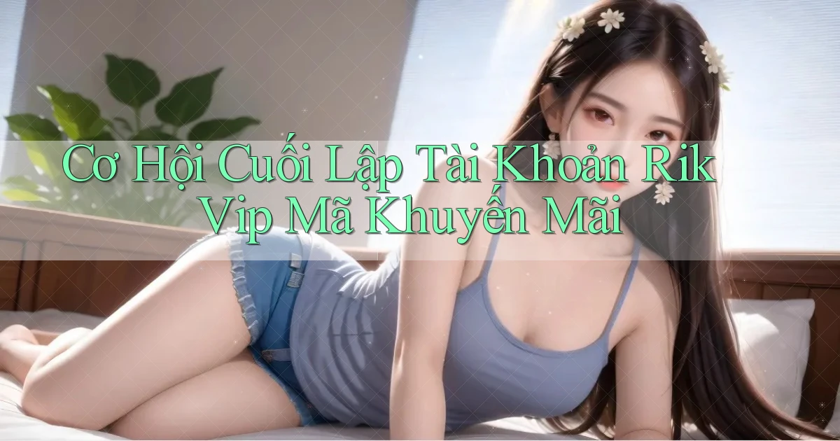 cơ hội cuối lập tài khoản rik vip mã khuyến mãi