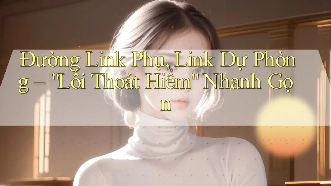 Đường Link Phụ, Link Dự Phòng – “Lối Thoát Hiểm” Nhanh Gọn