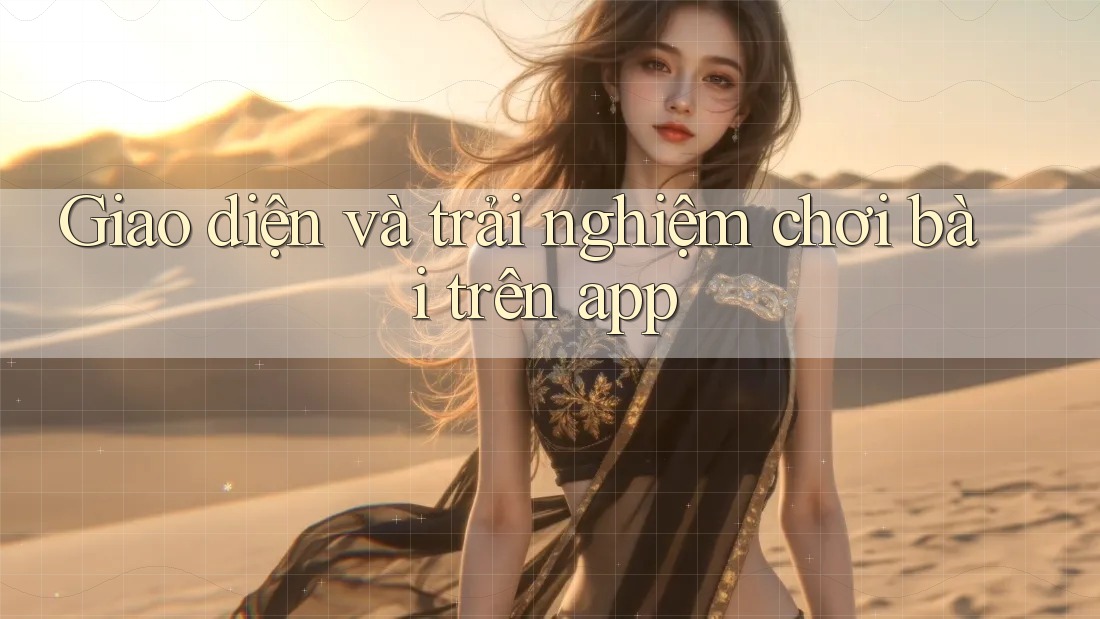 Giao diện và trải nghiệm chơi bài trên app