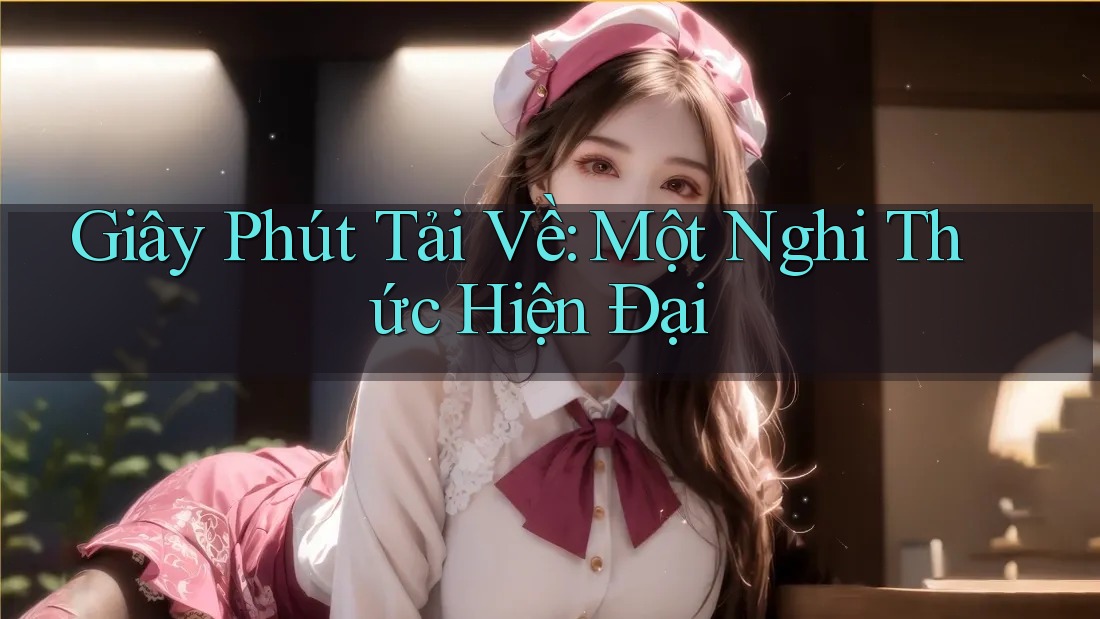 Giây Phút Tải Về: Một Nghi Thức Hiện Đại