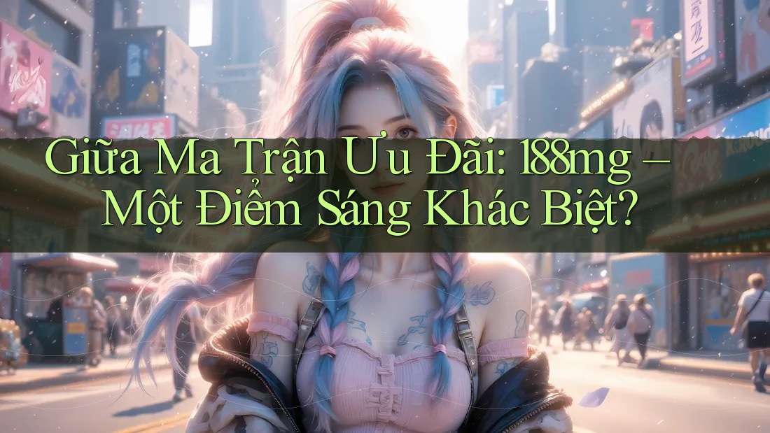 Giữa Ma Trận Ưu Đãi: 188mg – Một Điểm Sáng Khác Biệt?