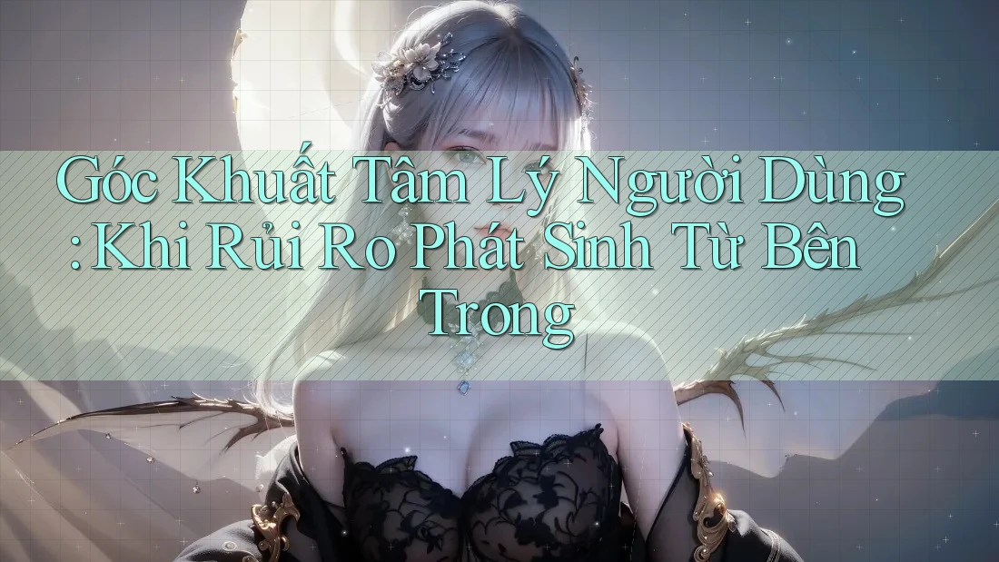 Góc Khuất Tâm Lý Người Dùng: Khi Rủi Ro Phát Sinh Từ Bên Trong