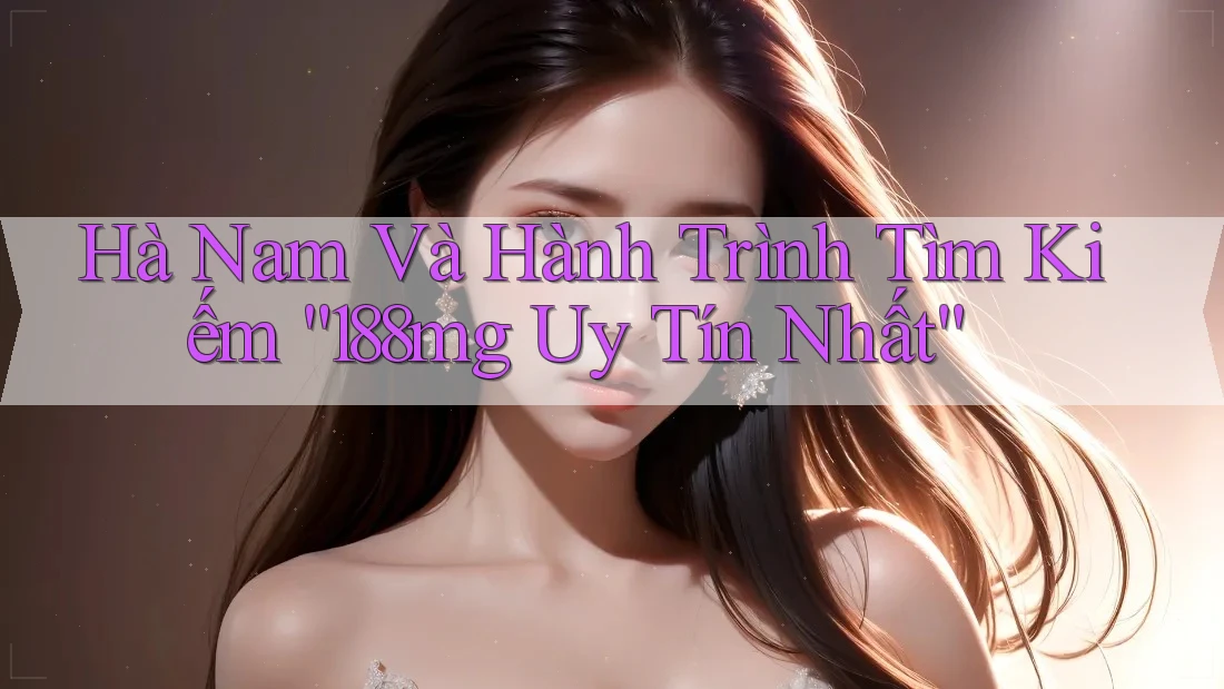 Hà Nam Và Hành Trình Tìm Kiếm “188mg Uy Tín Nhất”