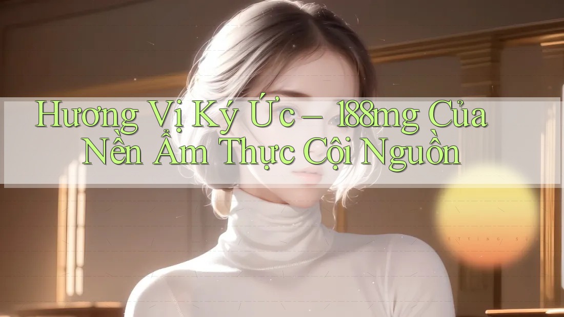 Hương Vị Ký Ức – 188mg Của Nền Ẩm Thực Cội Nguồn