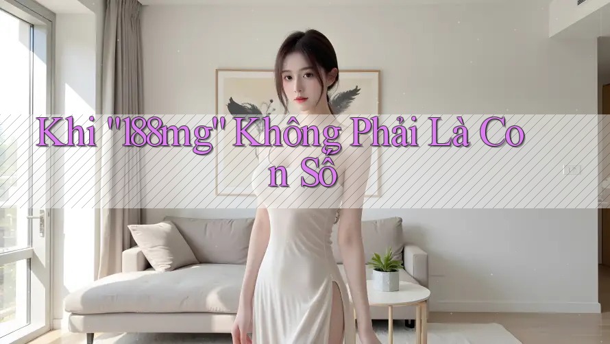 Khi “188mg” Không Phải Là Con Số