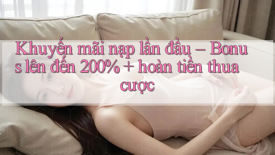 Khuyến mãi nạp lần đầu – Bonus lên đến 200% + hoàn tiền thua cược