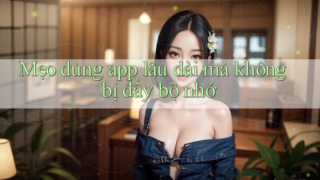 Mẹo dùng app lâu dài mà không bị đầy bộ nhớ