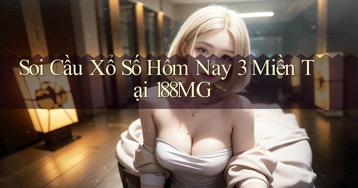 soi cầu xổ số hôm nay 3 miền tại 188mg