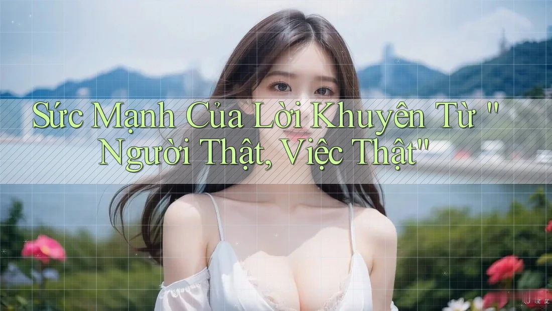 Sức Mạnh Của Lời Khuyên Từ “Người Thật, Việc Thật”