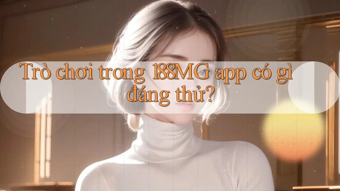 Trò chơi trong 188MG app có gì đáng thử?